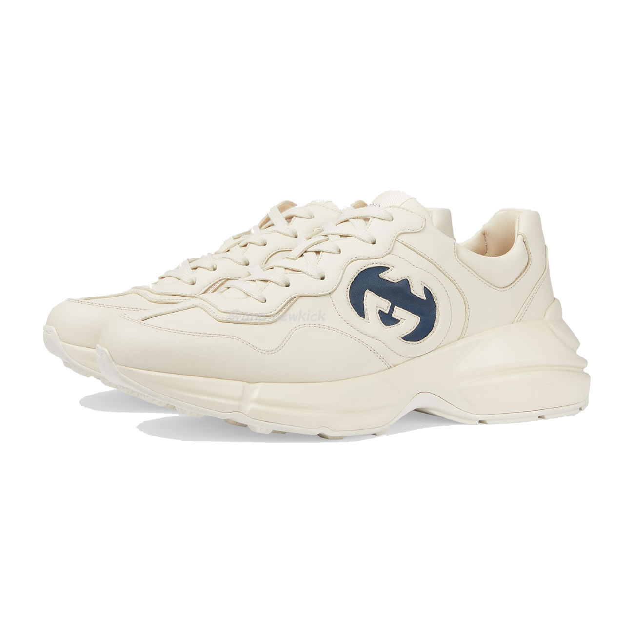 Gucci Rhyton Interlocking G Sneaker Black White 757857 Upg70 9567 (15) - www.newkick.vip